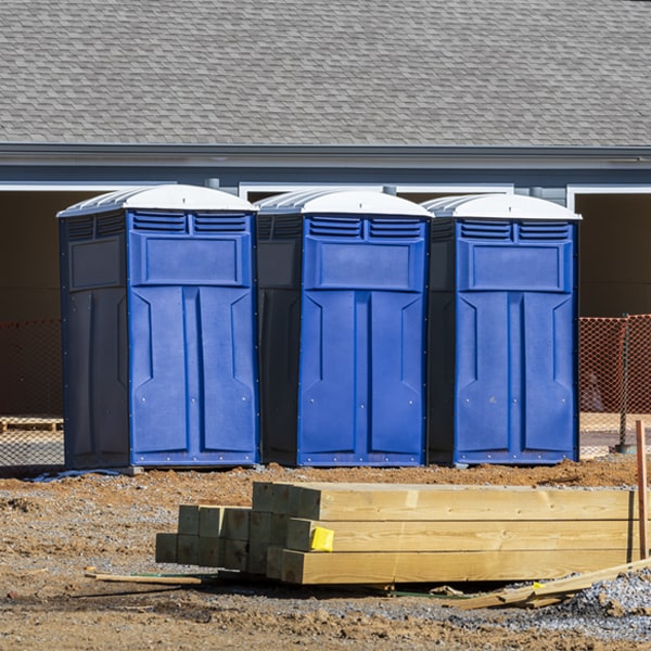 are there any restrictions on where i can place the portable restrooms during my rental period in Molino